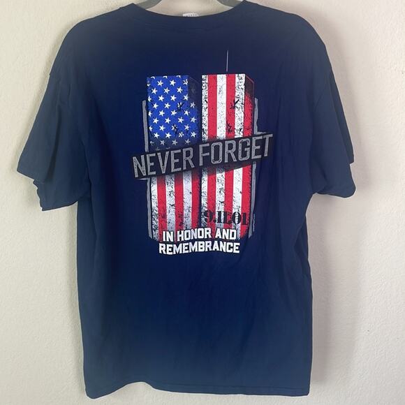 Bundle of military T-shirts-No One left behind & Never Forget 9-11-01 men’s L - Picture 6 of 16